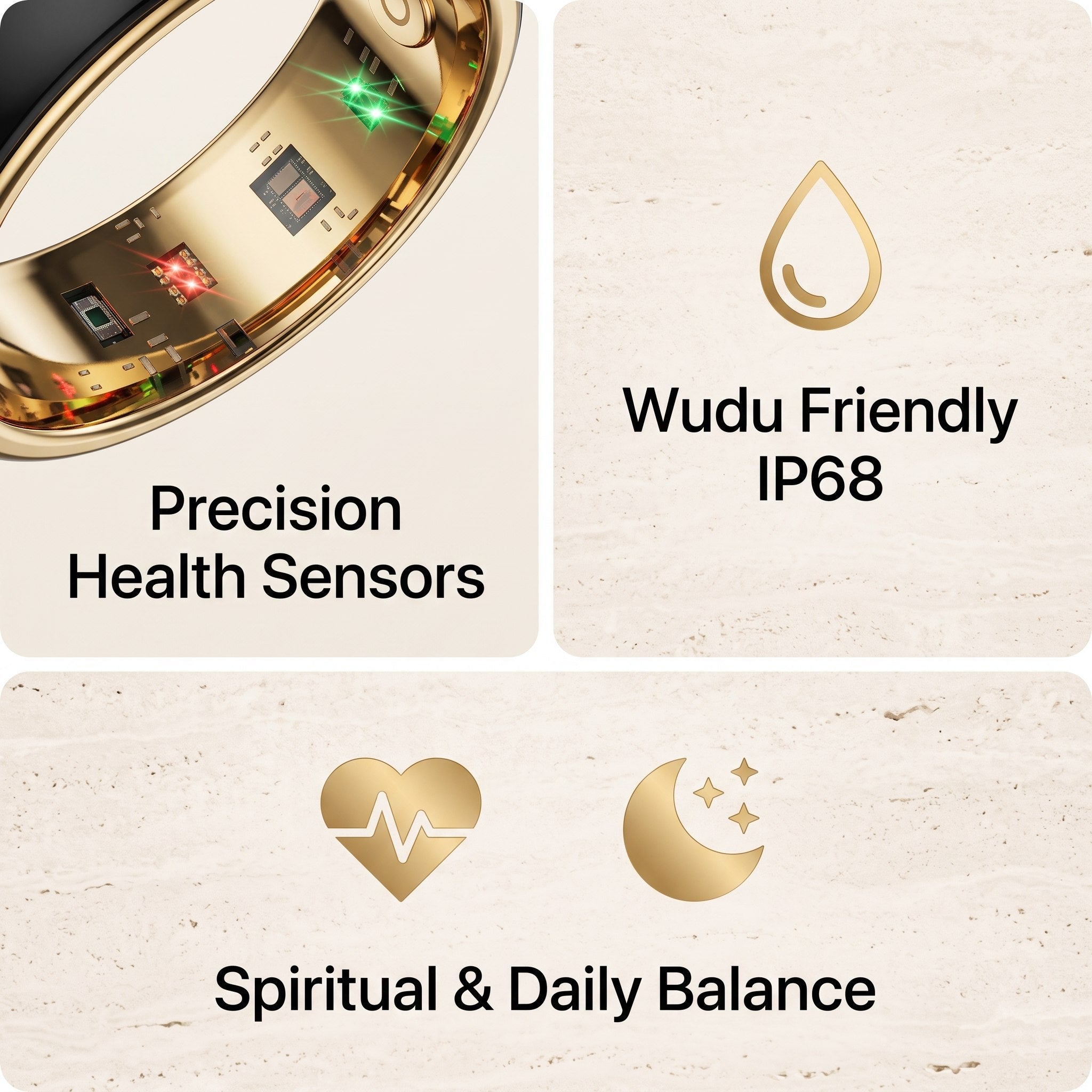 Noor Smart Ring - Premium Digital Tasbih