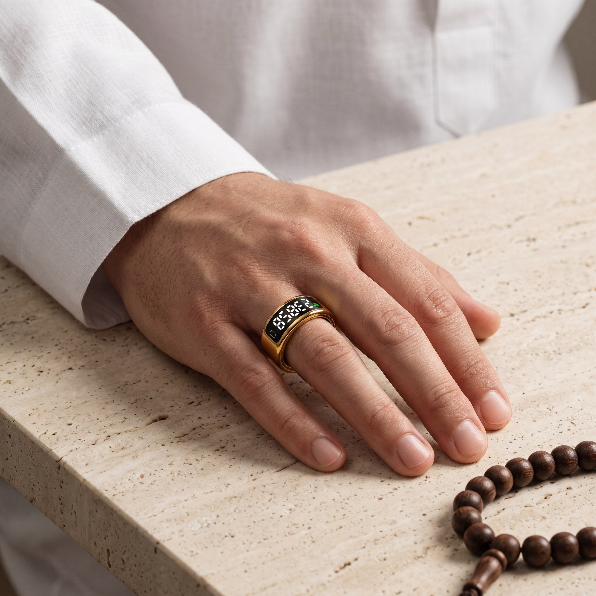Noor Smart Ring - Premium Digital Tasbih