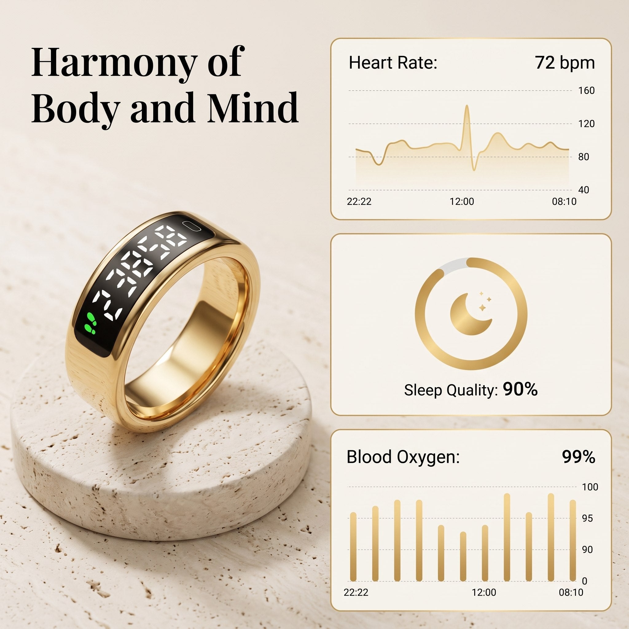 Noor Smart Ring - Premium Digital Tasbih
